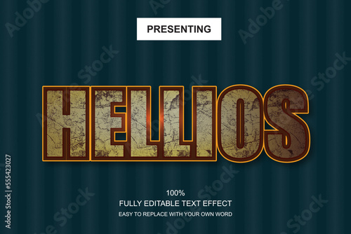 Special font editable adobe illustrator text effect. 100% editable text with an effect good for title and Text typography work