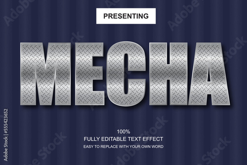 Special font editable adobe illustrator text effect. 100% editable text with an effect good for title and Text typography work