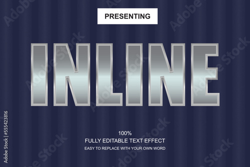 Special font editable adobe illustrator text effect. 100% editable text with an effect good for title and Text typography work