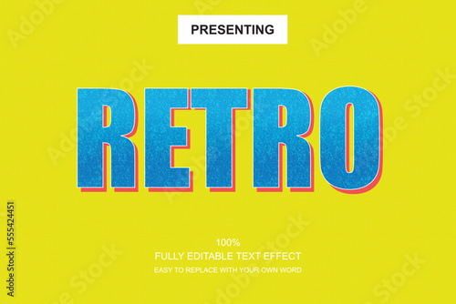 Special font editable adobe illustrator text effect. 100% editable text with an effect good for title and Text typography work