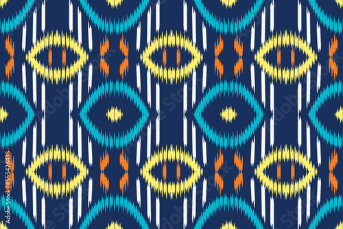 ฺฺBatik Textile ikat background seamless pattern digital vector design for Print saree Kurti Borneo Fabric border brush symbols swatches designer