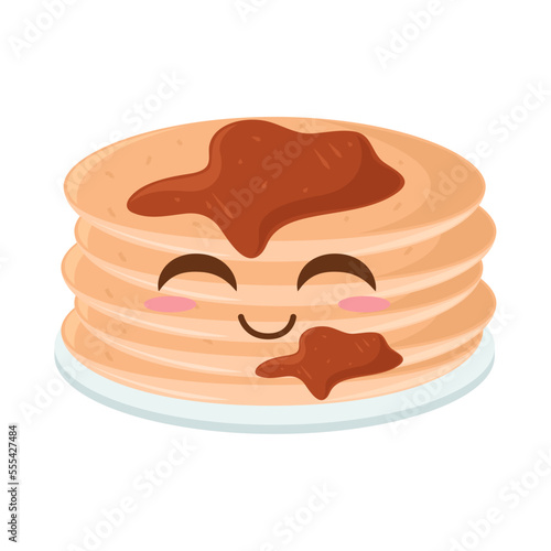 pancakes kawaii food