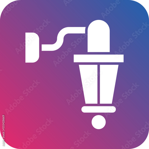 Wall Lamp Icon Style