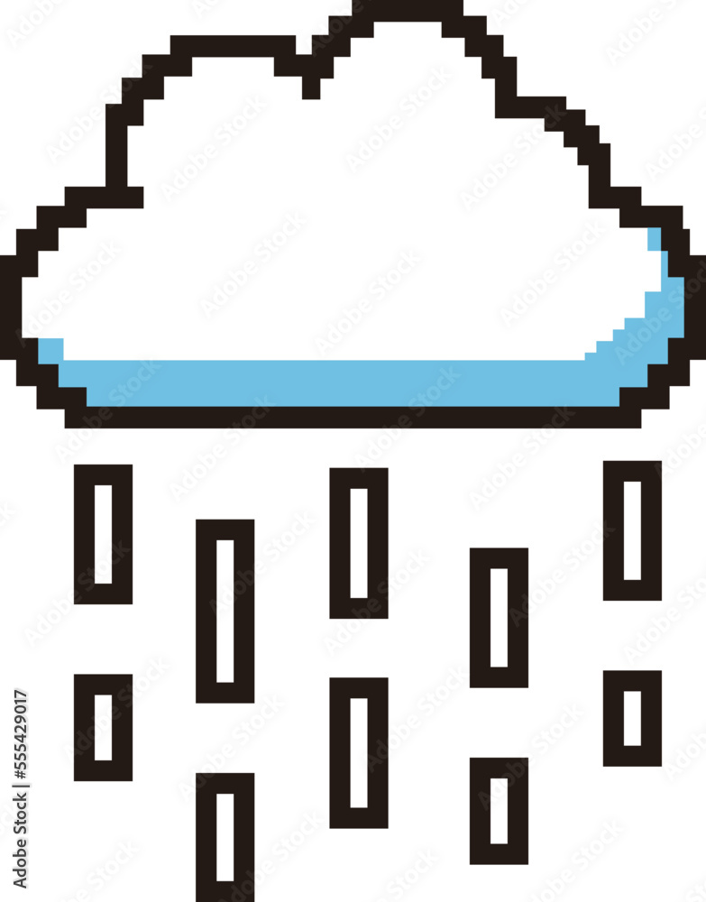 Rain cloud material. It looks like it's raining. weather icon. Rain cloud material. It looks like it's raining. weather icon.