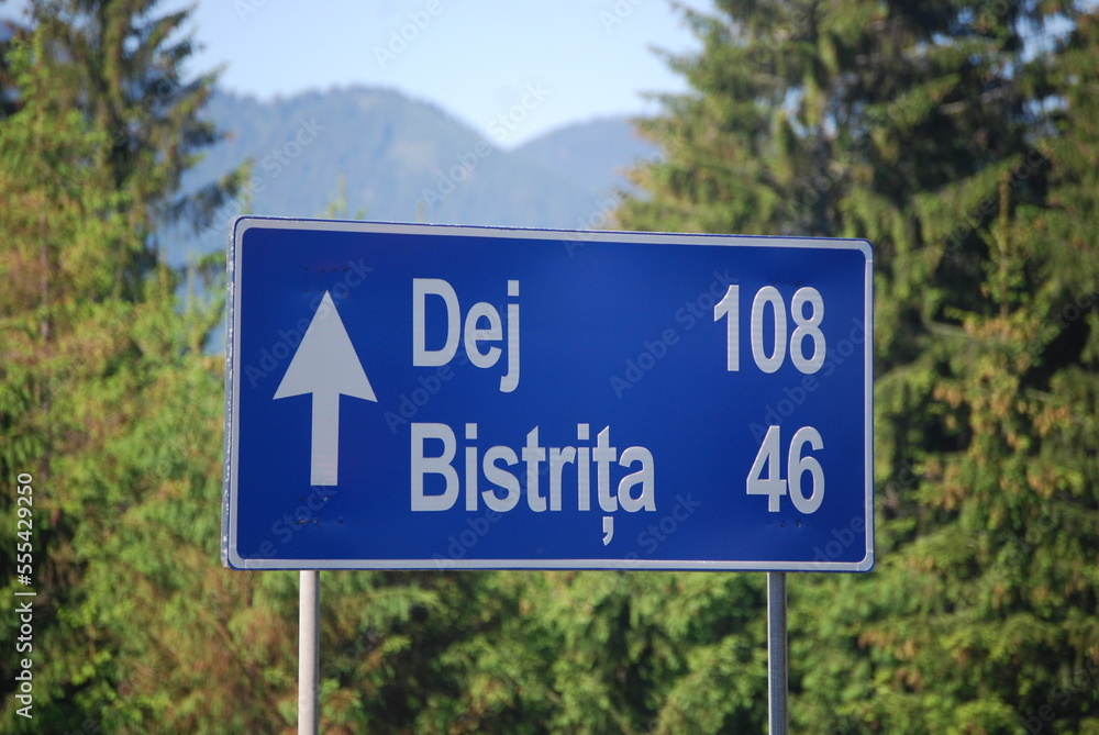 road sign