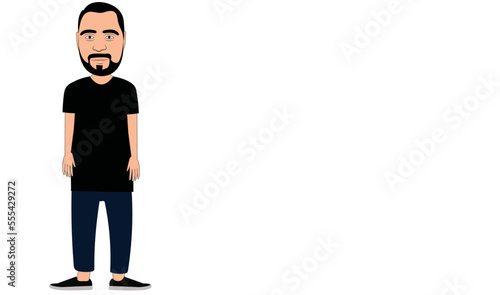man puppet vector for adobe character animator 