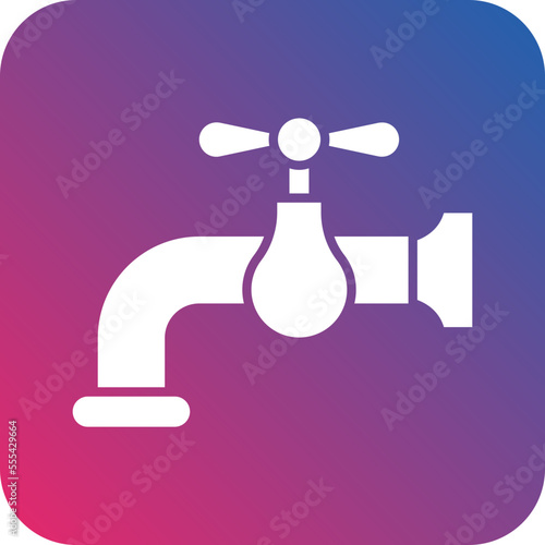 Water Tap Icon Style