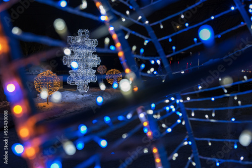 Christmas or New Year illum...