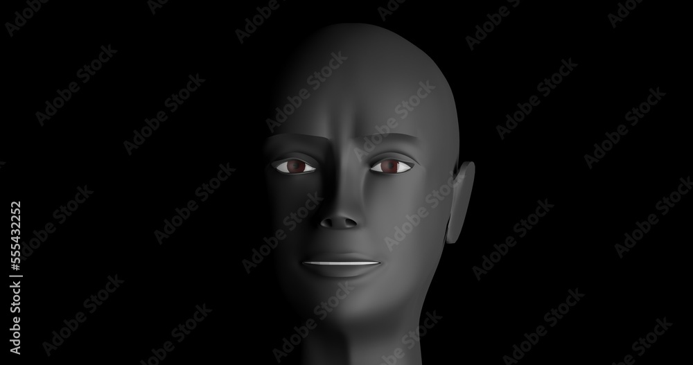 face of person made in 3d with blender face of person made in 3d with blender