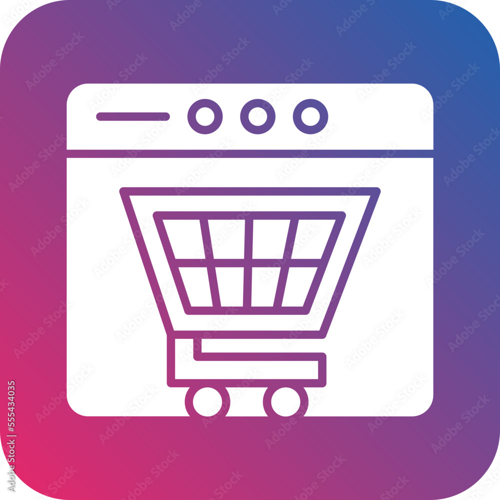 Online Shopping Icon Style Online Shopping Icon Style
