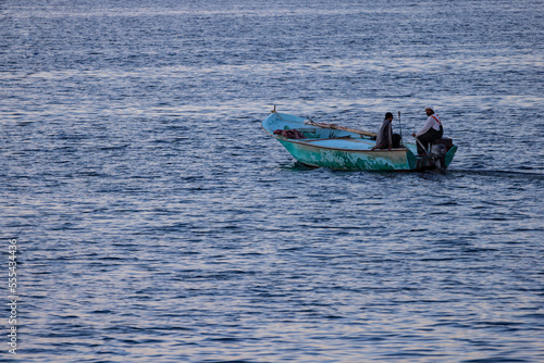 fishing boat in the sea