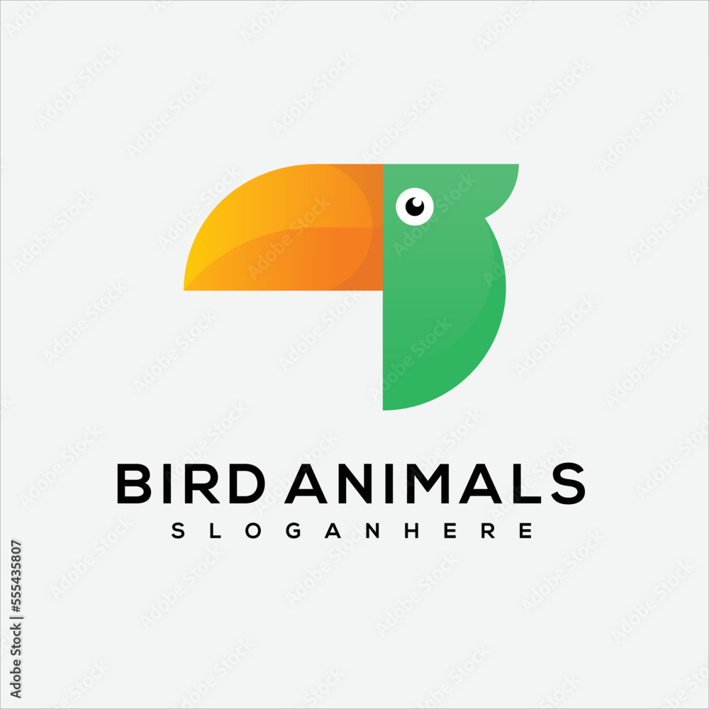 Birds anomal vector logo design template icon Birds anomal vector logo design template icon
