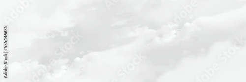 White background of sky and blurred heavy clouds in grayscale.