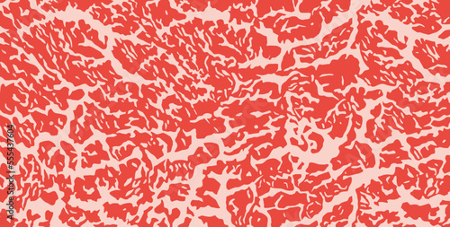 Wagyu Meat marbled background. Vector illustration photo