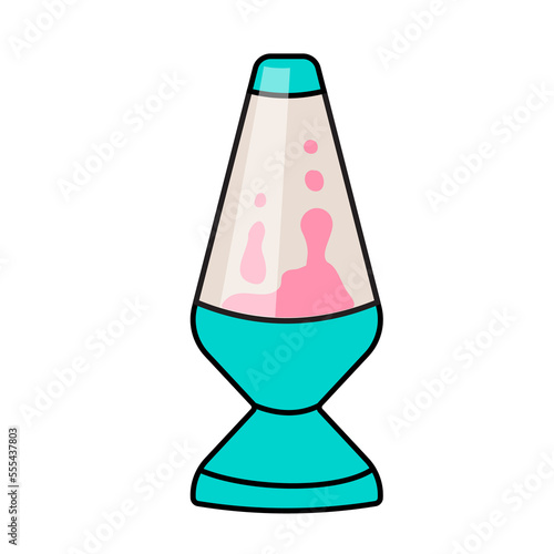 Retro 90's lava lamp Sticker