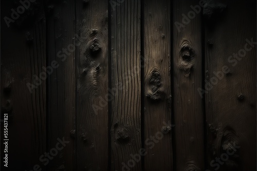 Wooden texture background in a dark color. Wooden background for design.