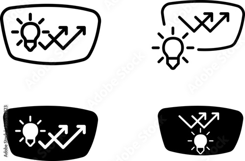 Eyeglasses anti-reflective icon , vector illustration
