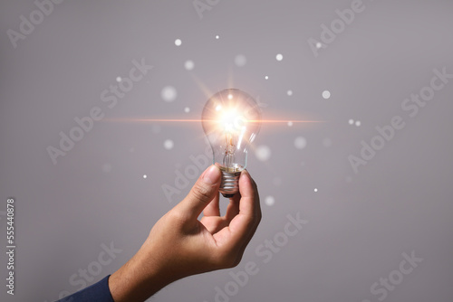 the invention of the Light Bulb of Thought and Creativity is the image design and symbolic development of technology energy business and education around the world