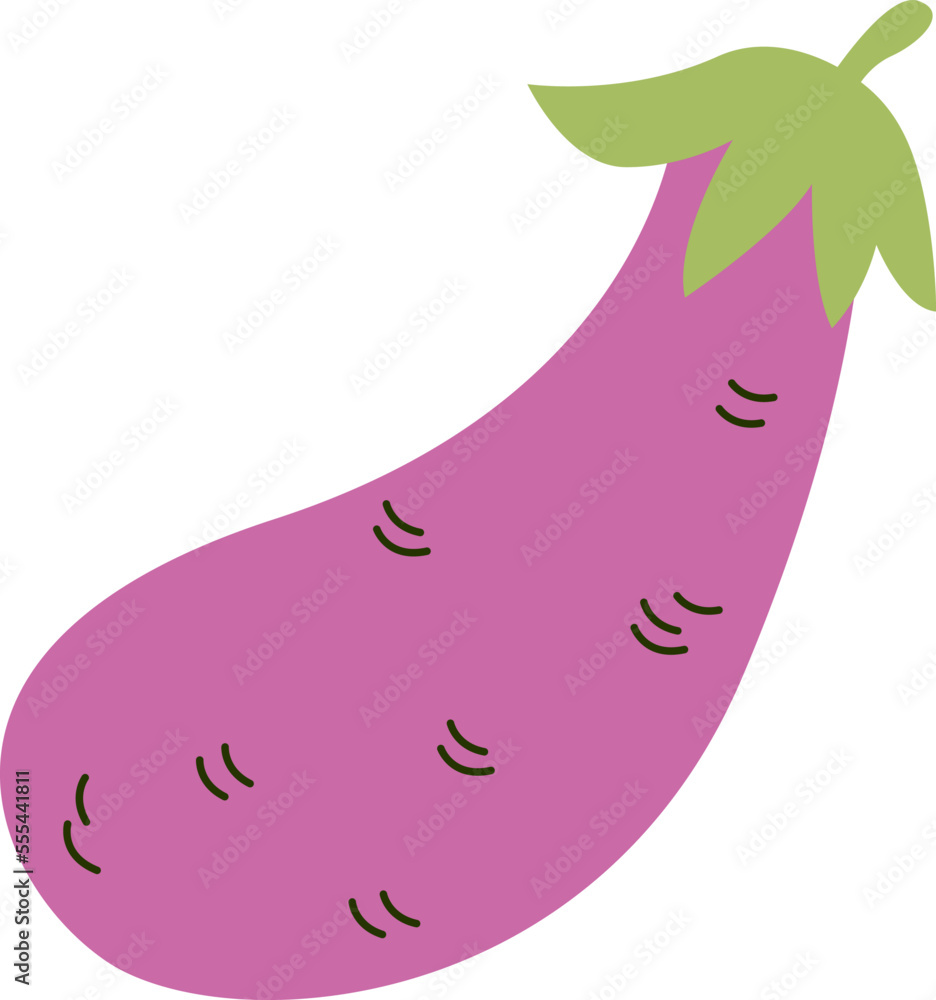 Eggplant flat icon Healthy organic vegetable Agriculture Eggplant flat icon Healthy organic vegetable Agriculture