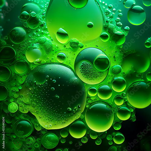 Fresh vegetal green sap bac...