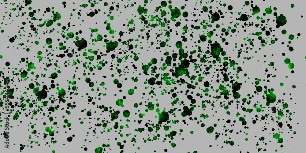 abstract background. green droplets on a gray background abstract background. green droplets on a gray background