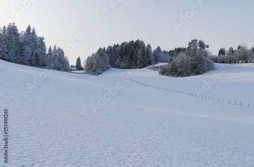 Allgäuer Winterlandschaft bei Niedersonthofen.