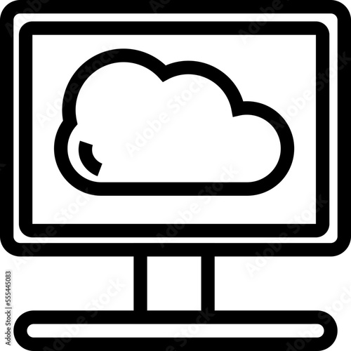 Outline icon technology set outline vector icon web line digital computer internet illustration symbol business design concept lined simple