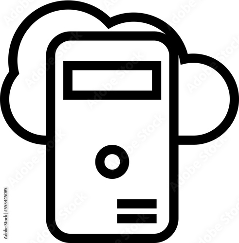 Outline icon technology set outline vector icon web line digital computer internet illustration symbol business design concept lined simple