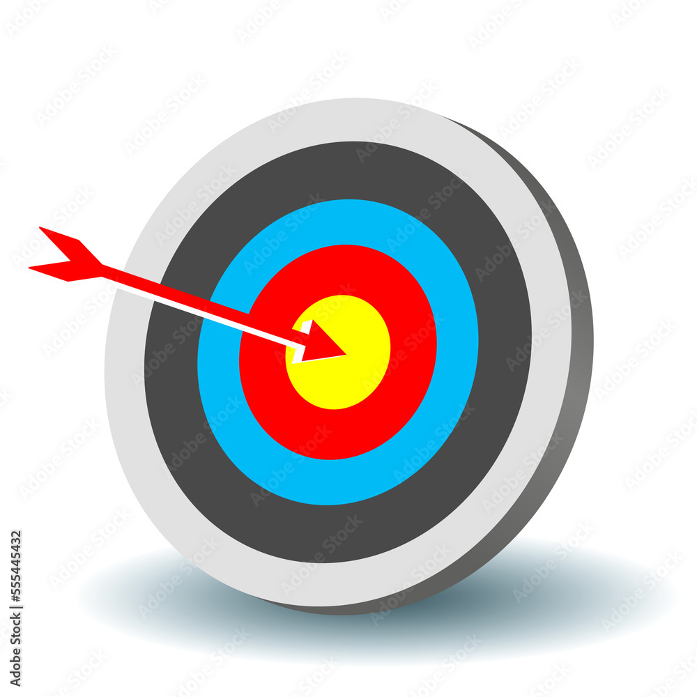 abstract 3ds colorful target, goal, aim object in vector, illustrations. the target 3d for archery sports or business marketing goal concepts design abstract 3ds colorful target, goal, aim object in vector, illustrations. the target 3d for archery sports or business marketing goal concepts design
