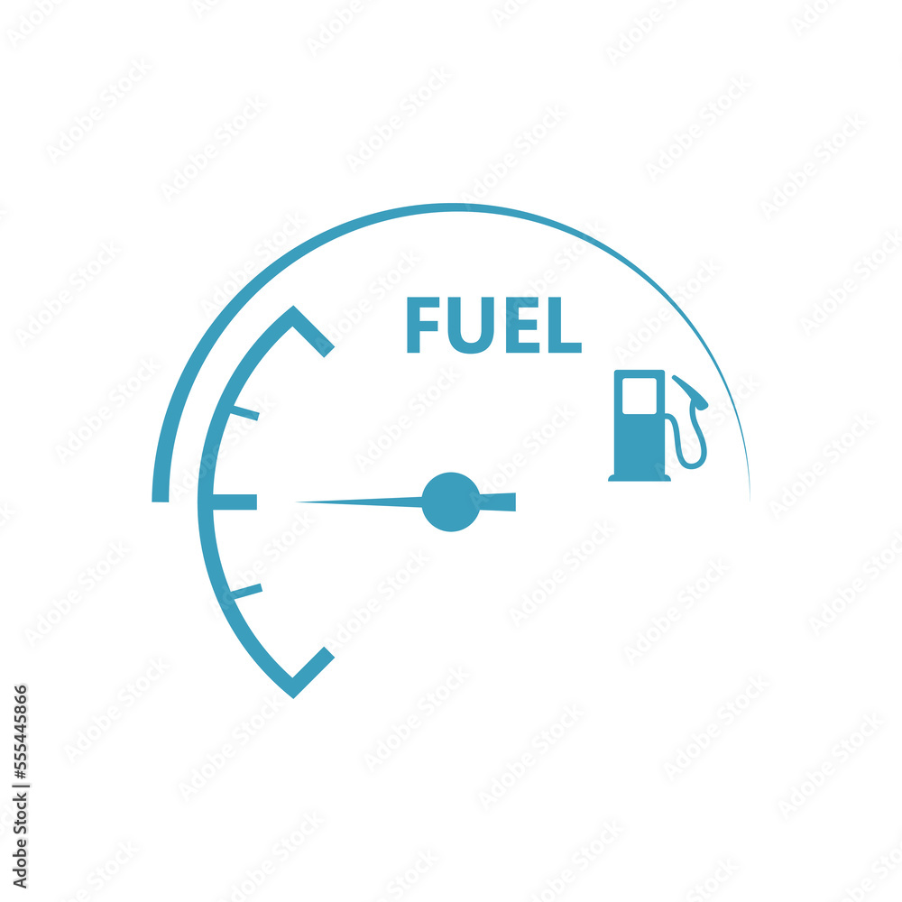 Vector illustration fuel indicator logo template Vector illustration fuel indicator logo template