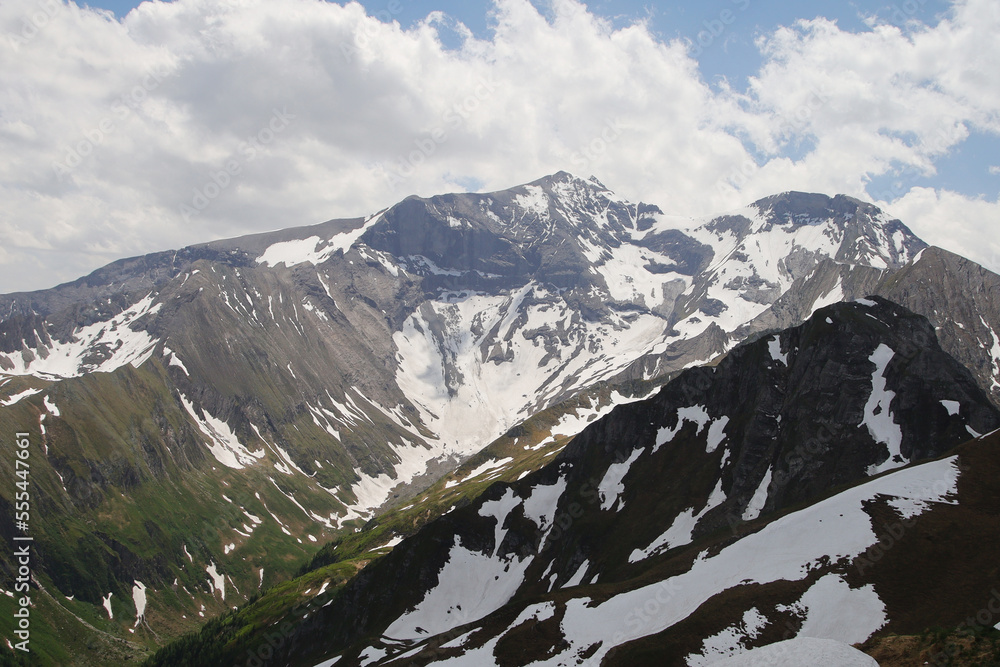Fototapeta premium The view from Imbachhorn mountain, Austria 