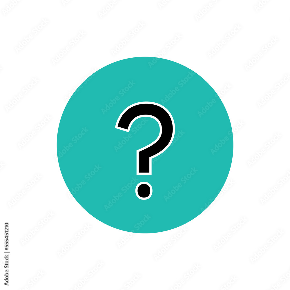 question mark icon. vector illustration info or help button question mark icon. vector illustration info or help button