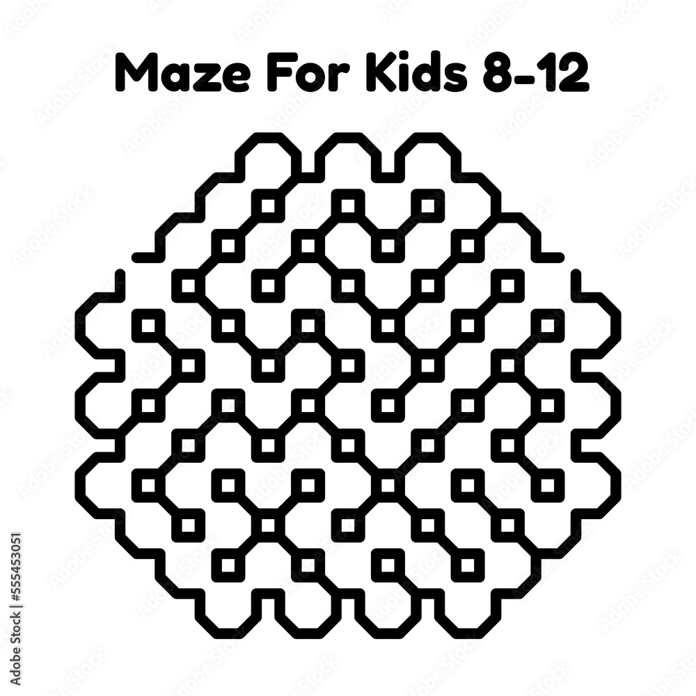 Fototapeta premium Maze For Kids Age