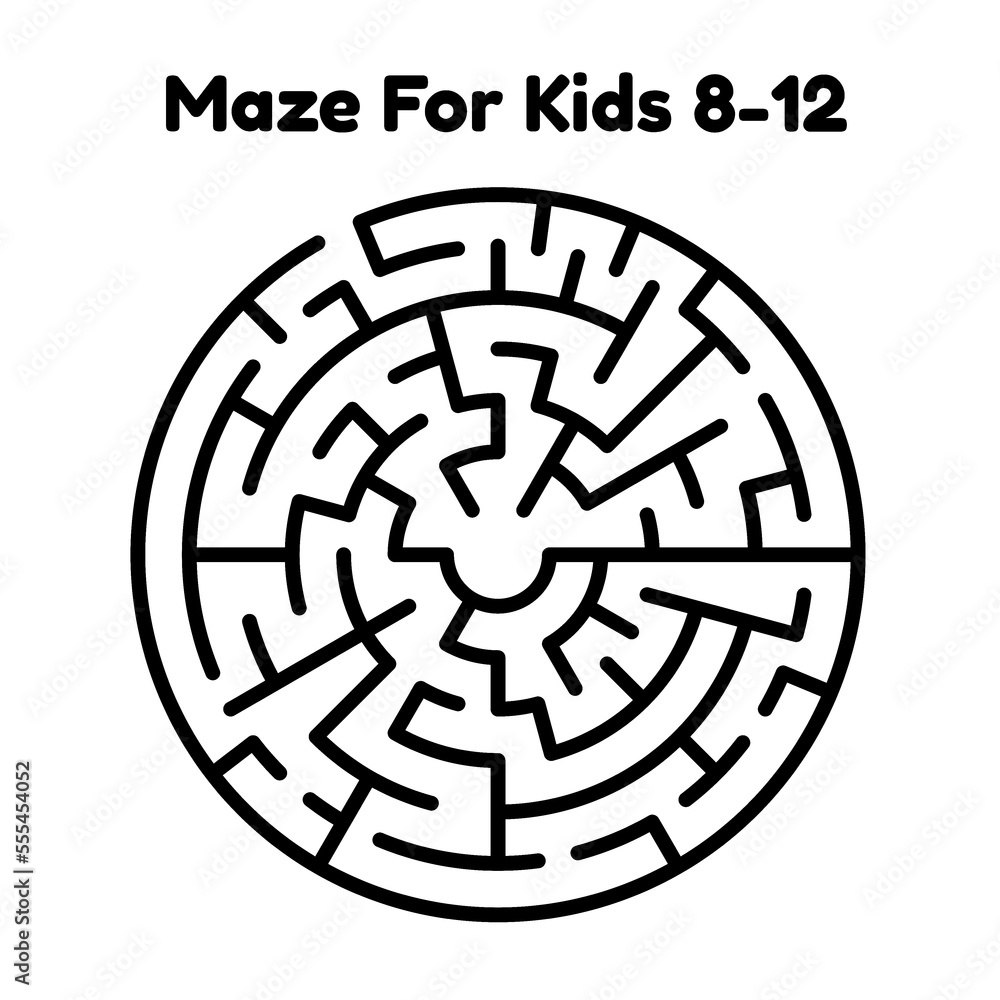 Maze For Kids Age 8 - 12 Maze For Kids Age 8 - 12