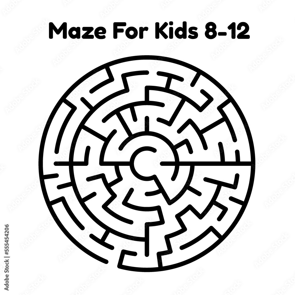 Maze For Kids Age 8 - 12 Maze For Kids Age 8 - 12