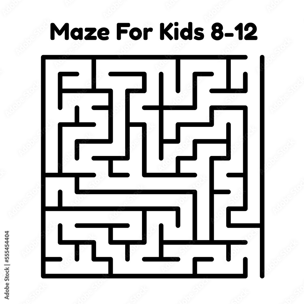 Maze For Kids Age 8 - 12