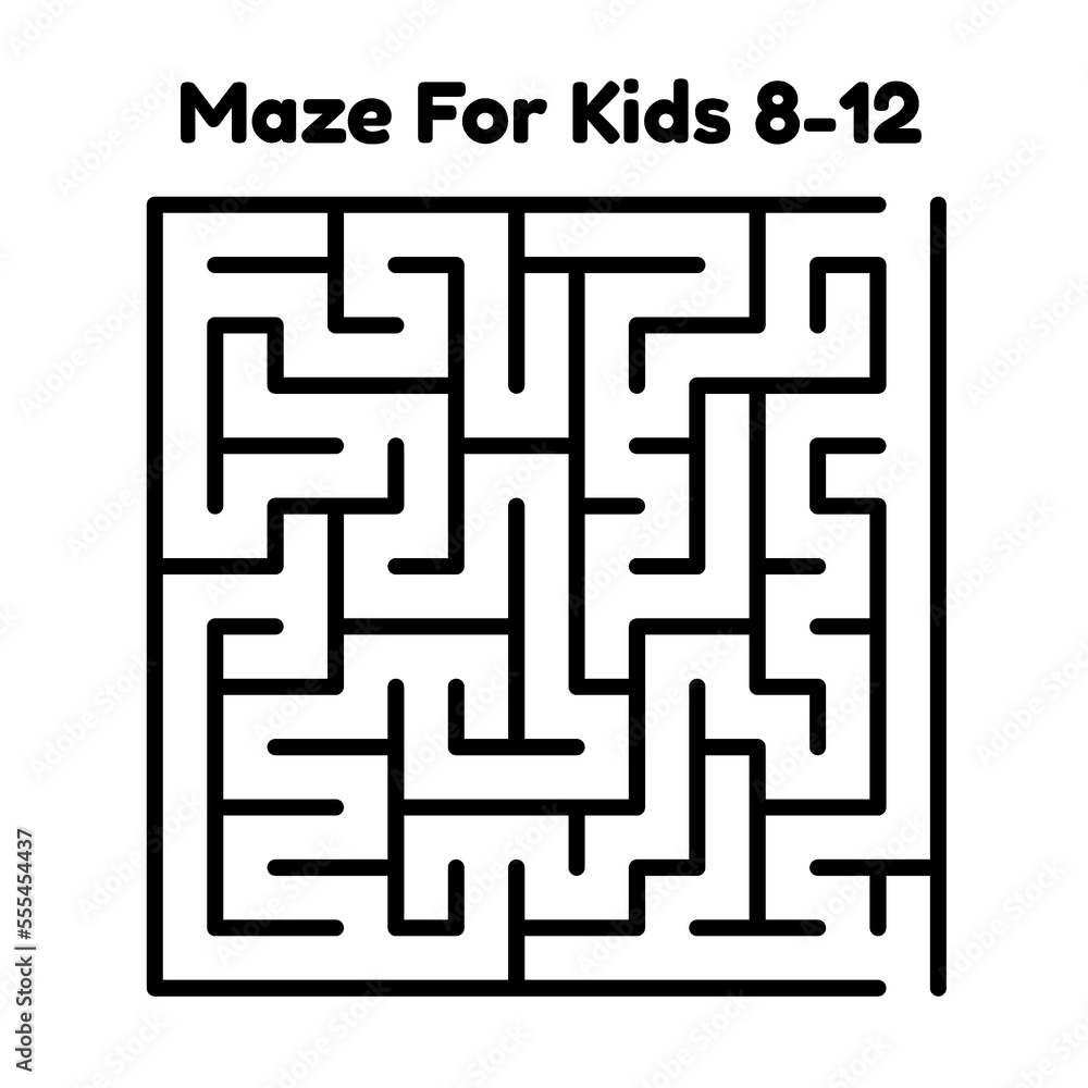 Maze For Kids Age 8 - 12 Maze For Kids Age 8 - 12