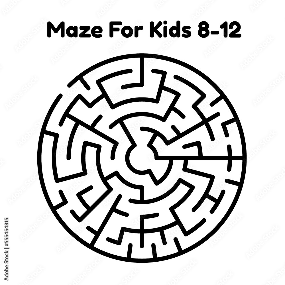 Maze For Kids Age 8 - 12 Maze For Kids Age 8 - 12