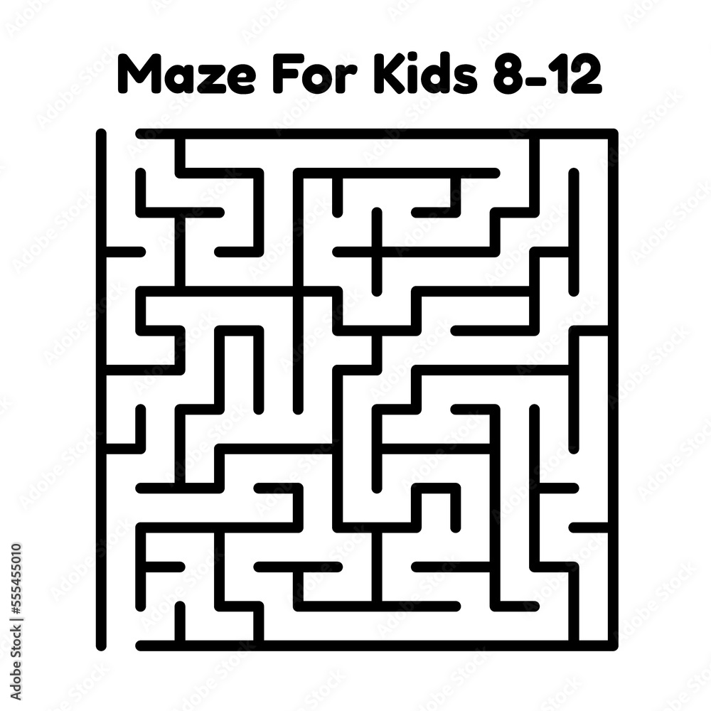 Maze For Kids Age 8 - 12 Maze For Kids Age 8 - 12