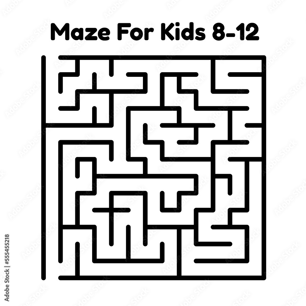 Maze For Kids Age 8 - 12 Maze For Kids Age 8 - 12
