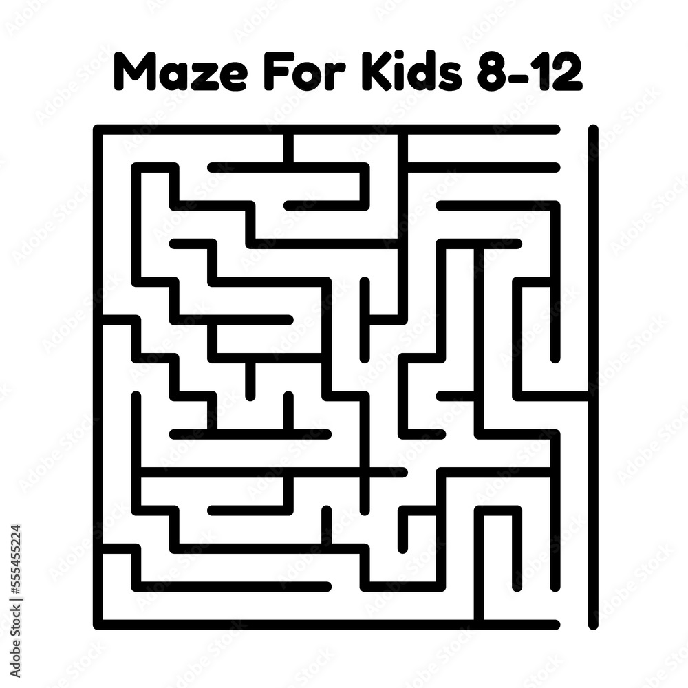 Maze For Kids Age 8 - 12 Maze For Kids Age 8 - 12