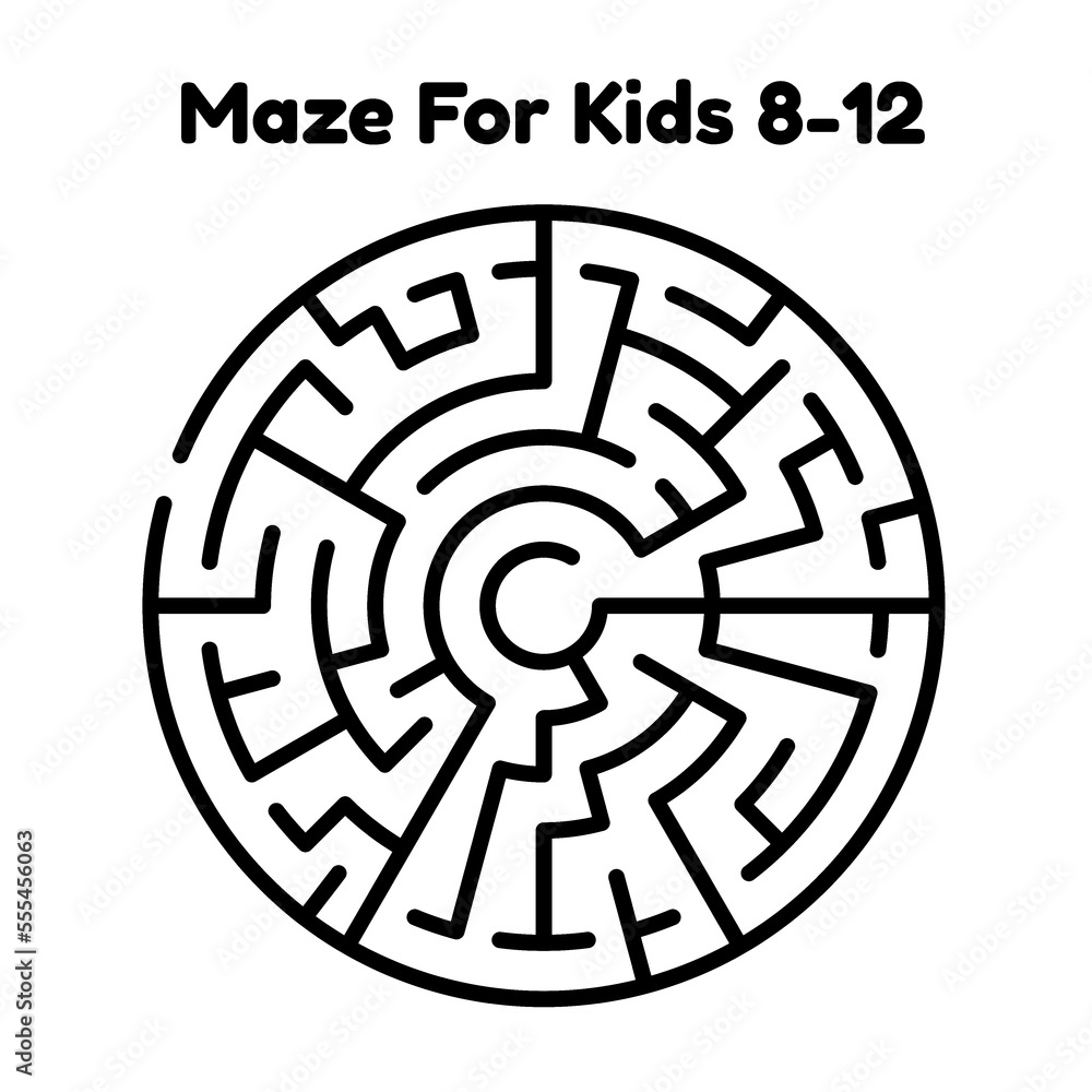Maze For Kids Age 8 - 12