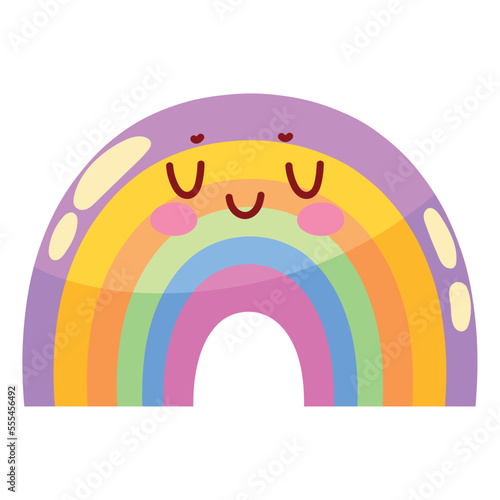 rainbow kawaii weather