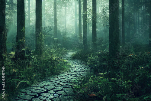 Path through a Forest  Generative AI 