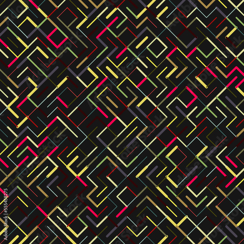 Color rotated lines background abstract illustration