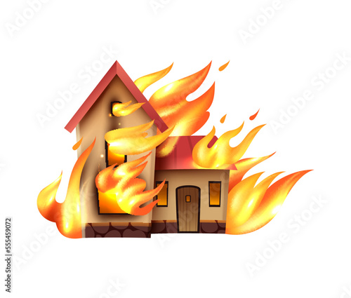 Fire Storm Disaster Composition