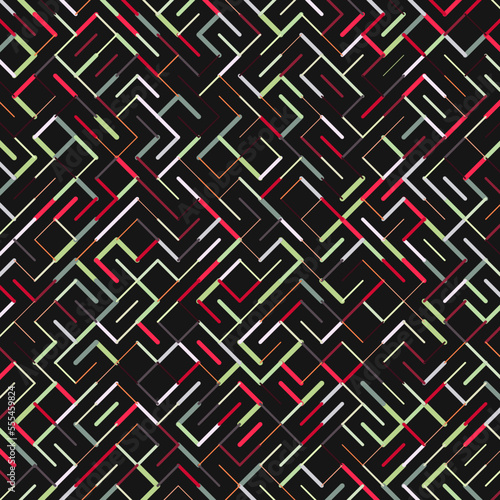 Color rotated lines background abstract illustration