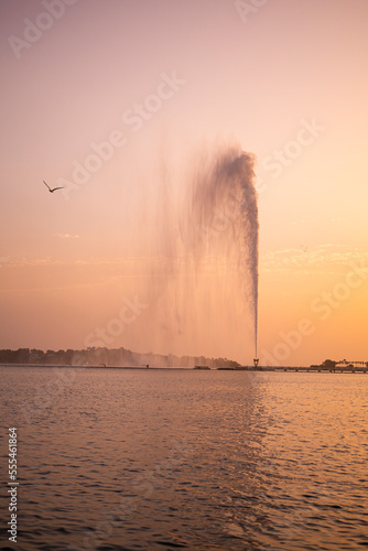 Jeddah Fountain - city Landmark - Saudi Arabia 
