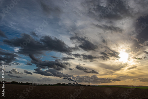 clouds over the sky