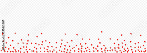 Burgundy Confetti Vector Panoramic Transparent